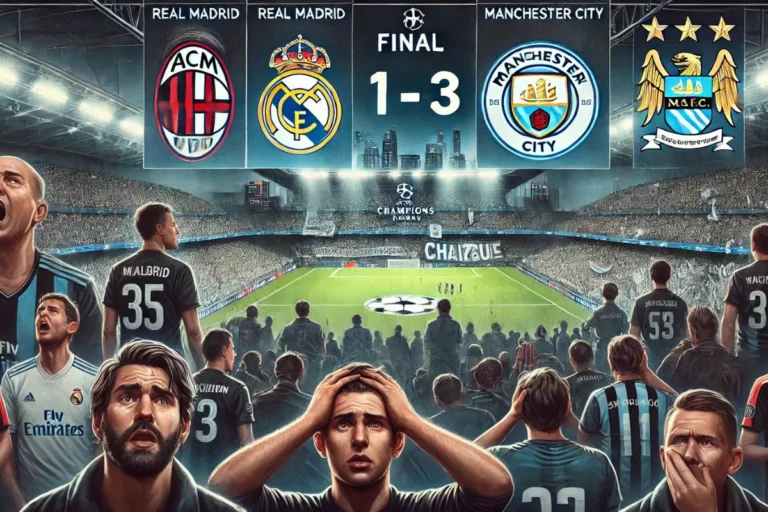 Champions League Real Madrid and Manchester City Stumble